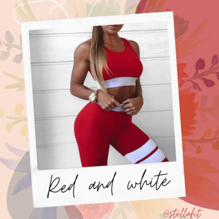 Conjunto deportivo modelo seda line. Tiro alto