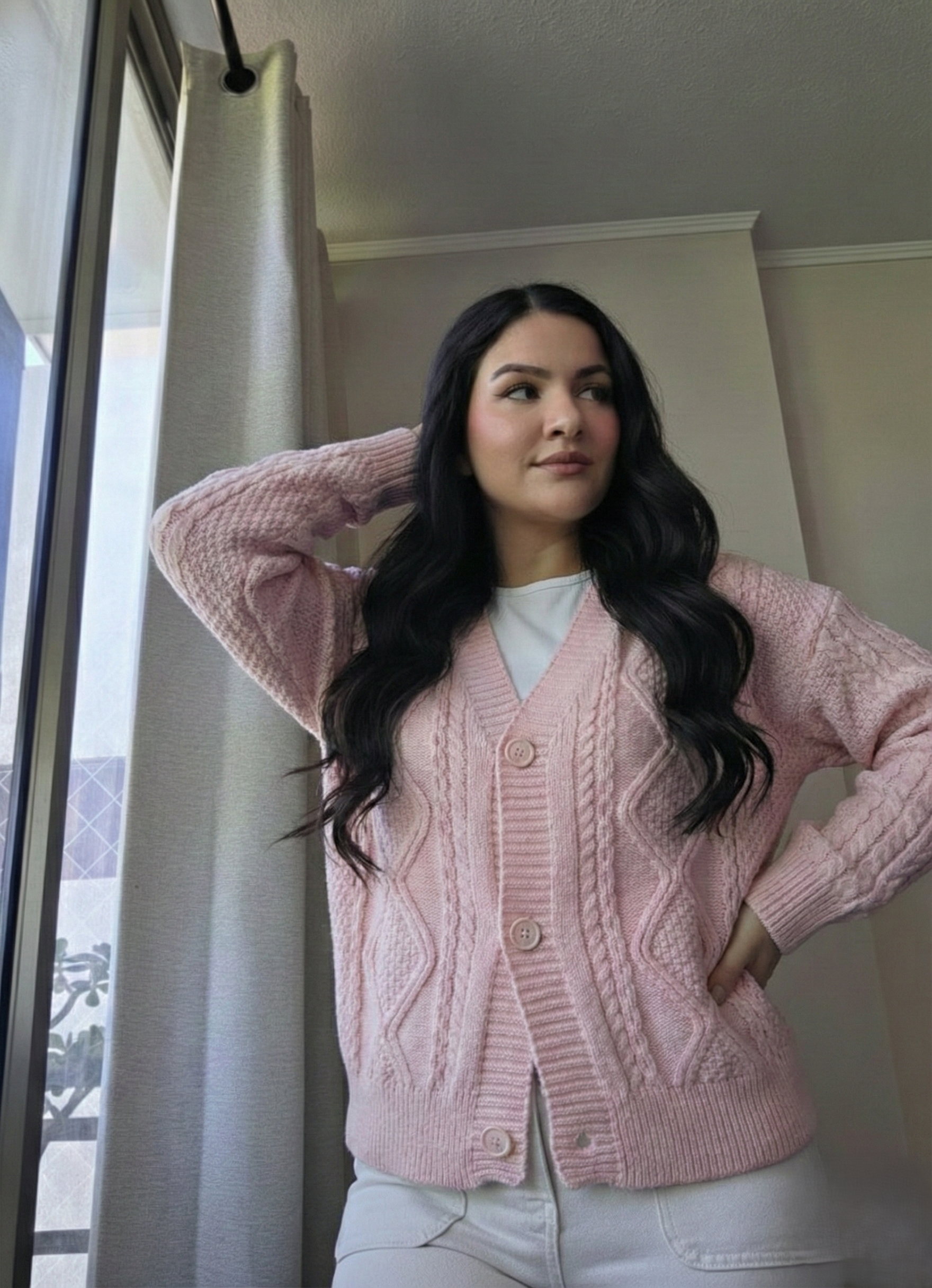 Cardigan Day 2 Rosado