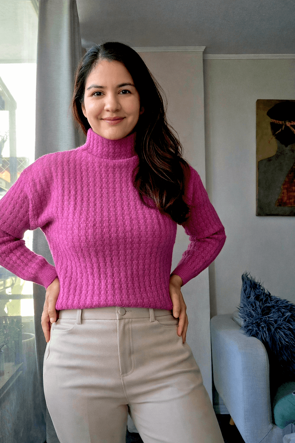 Sweater Rosa Fushia 1