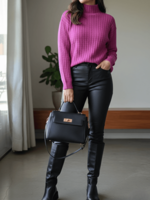 Sweater Rosa Fushia 2
