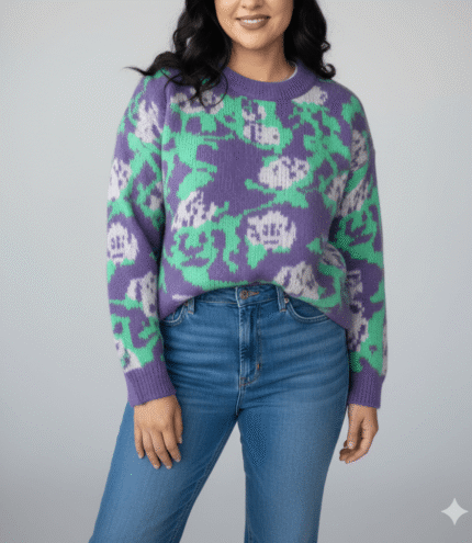 Sweater tejido grueso modelo Lavet.