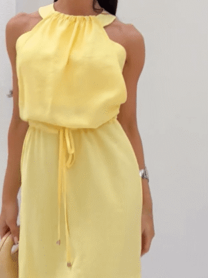 Vestido Isa Amarillo 1